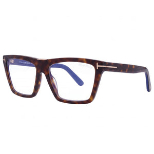 Tom Ford FT5912-B Havana Rectangle Eyeglasses for Women, Plastic frame