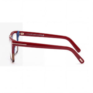 Tom Ford Ft5912-b Rectangle Eyeglasses for Women — front view, Acetate