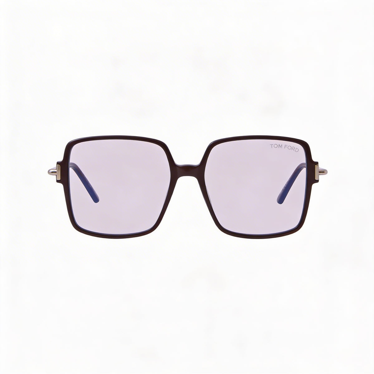 Gafas graduadas cuadradas Tom Ford FT5915-B para mujer, color marrón claro, 53 mm, Photo 2