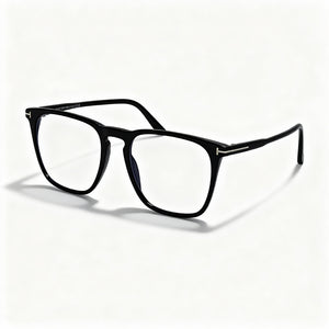 Tom Ford Ft5937-b Black Square Unisex Eyeglasses, Plastic frame