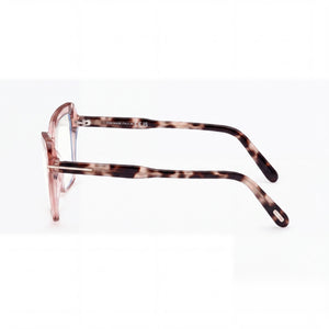 Tom Ford FT5948-B Cat Eye Eyeglasses for Unisex — front view, Clear