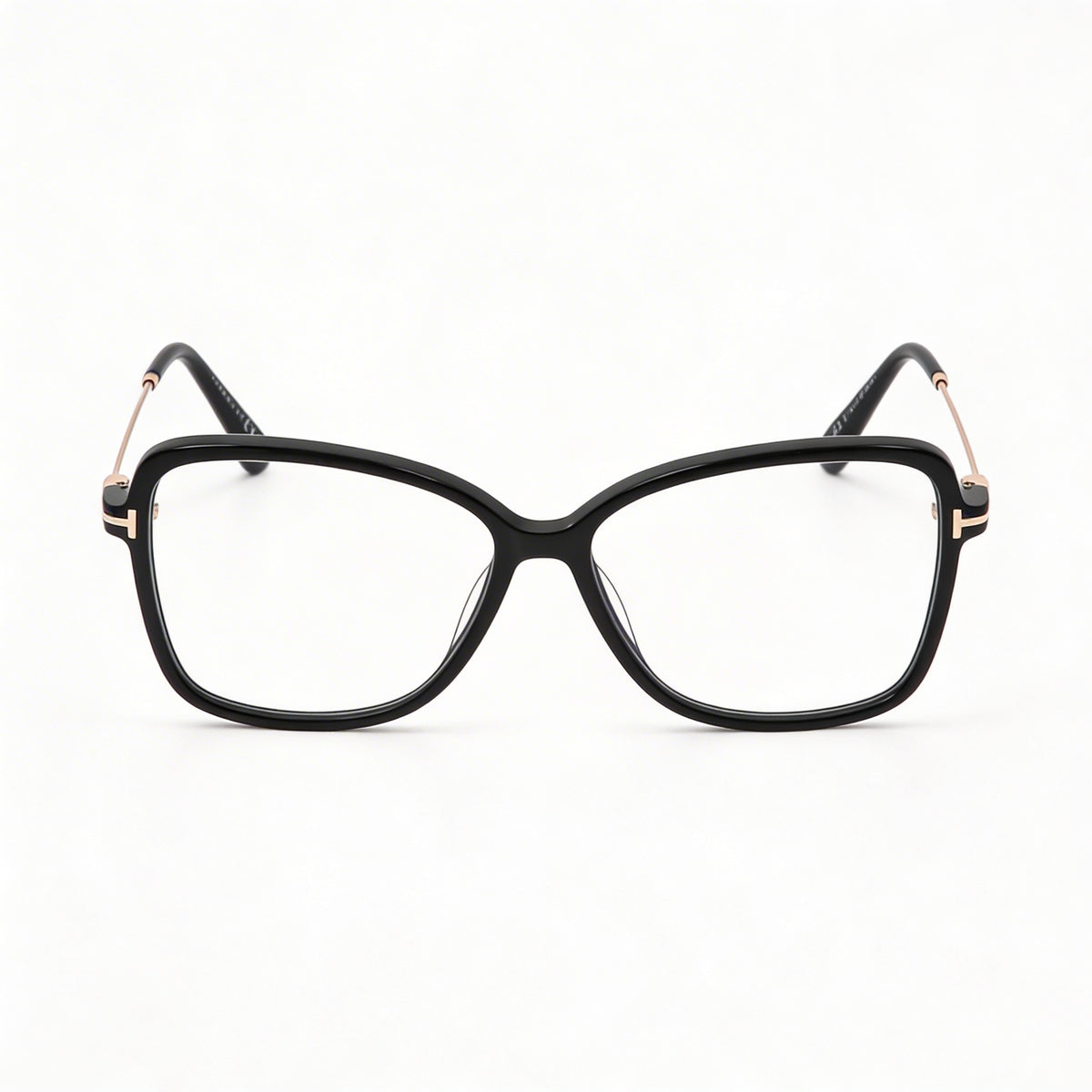 Tom Ford FT5953-B Gafas Cuadradas Brillantes Negras Unisex, Photo 2