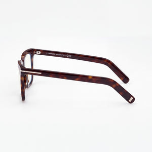 Tom Ford Ft5963-b Square Eyeglasses for Unisex — front view, Brown