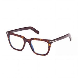 Tom Ford Ft5963-b Dark Havana Square Eyeglasses for Unisex, Brown frame
