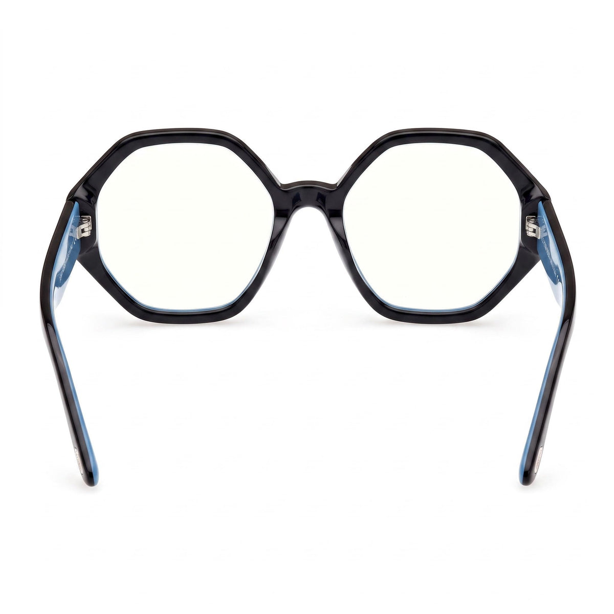 Gafas de Vista Tom Ford FT5967-B Redondas Negro Brillante Unisex, 53mm, Photo 4