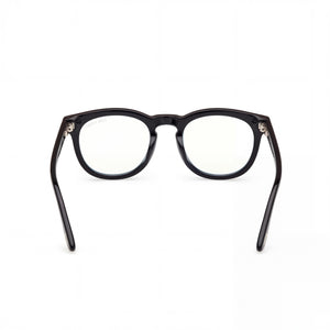Tom Ford Ft5993-b Round Eyeglasses Unisex — interior view, Polycarbonate demo lenses