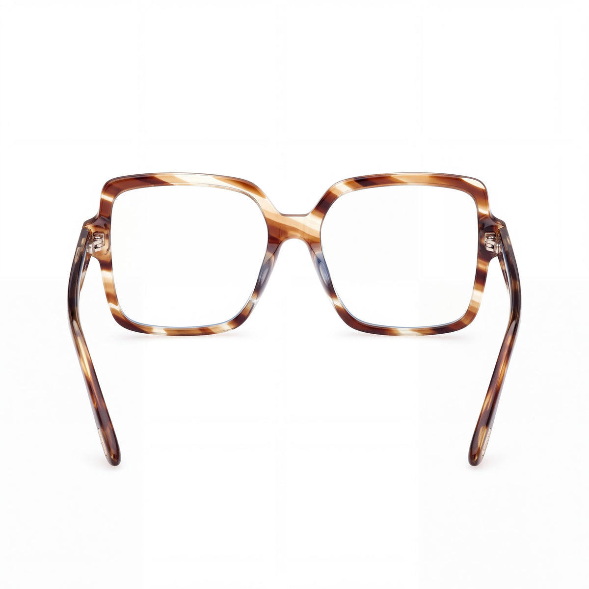 Tom Ford FT6063-B Coloured Havana Rectangle Eyeglasses Unisex, 56mm, Photo 3