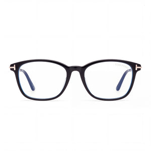 Tom Ford Ft6105-d-b Square Eyeglasses Unisex — front view, Blue Filter Plastic