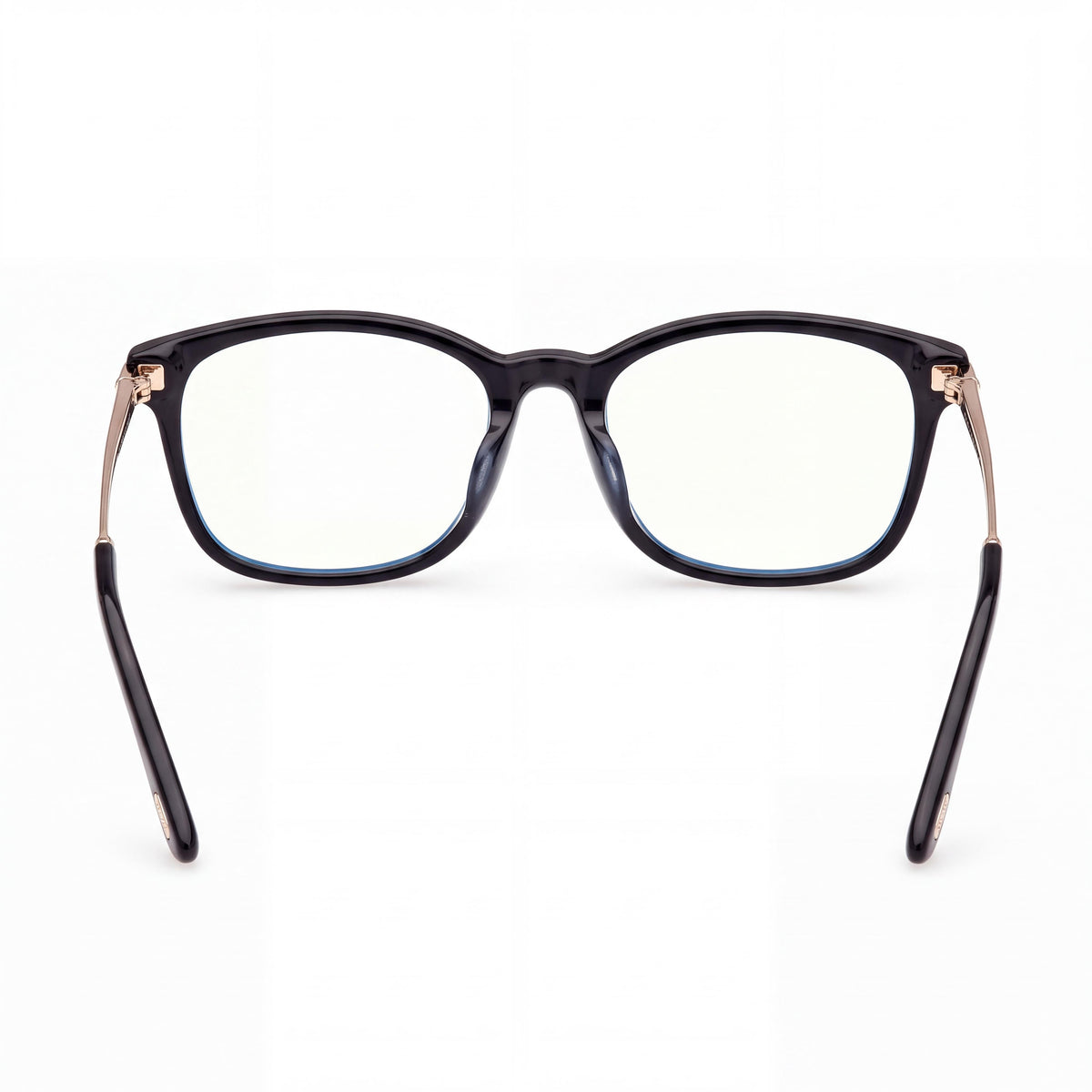 Tom Ford 6105-d-b Unisex Cuadrados Sin Montura Azul Filtro Montura de Plástico Negro Brillante 54/18/140, Photo 4