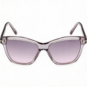 Tom Ford Square Sunglasses Unisex — front view, Stainless Steel frame