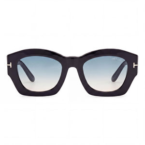 Tom Ford Guilliana Square Sunglasses Unisex — front view, Acetate frame