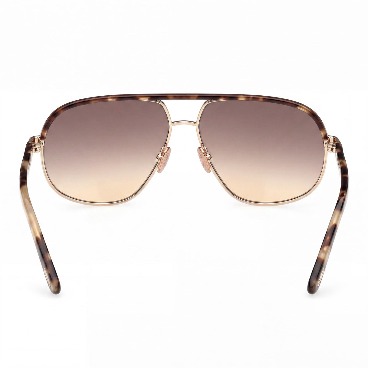 Gafas de sol aviador unisex Tom Ford MAXWELL FT 1019 Havana, 59 mm, Photo 3