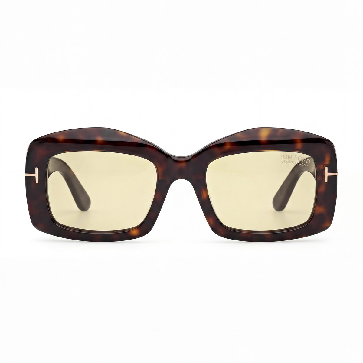 Tom Ford Modern Dark Havana Rectangle Sunglasses for Men, 53mm, Photo 2