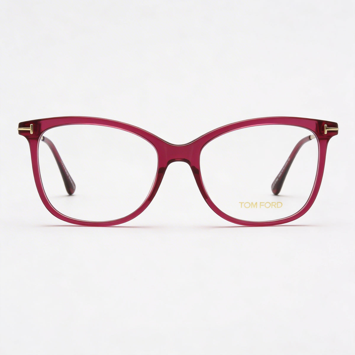 Tom Ford FT5510 Red Cat Eye Eyeglasses Unisex, Plastic, Photo 2