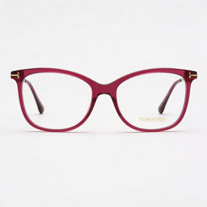 Tom Ford Cat Eye Eyeglasses Unisex — front view, Plastic