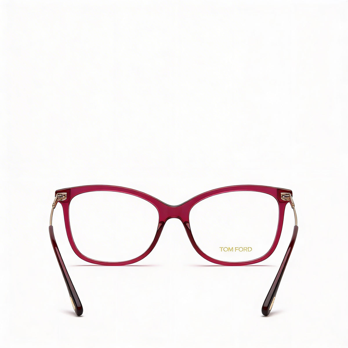 Tom Ford FT5510 Red Cat Eye Eyeglasses Unisex, Plastic, Photo 3