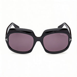 Tom Ford REN FT1155 Square Sunglasses Unisex — front view, Acetate frame