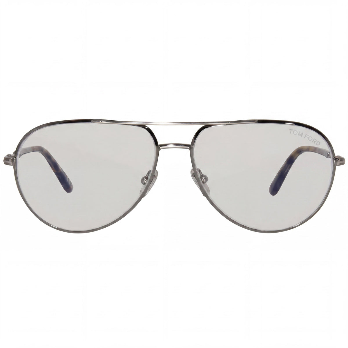 Tom Ford TF5829-B Shiny Dark Gunmetal Aviator Eyeglasses for Men, 57mm, Photo 2