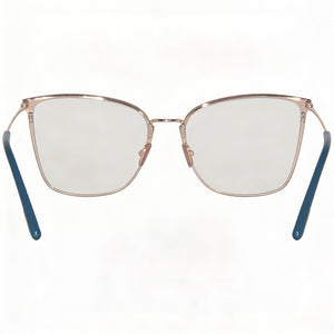 Tom Ford TF5839-B Square Eyeglasses for Women — front view, Metal
