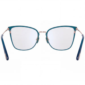 Tom Ford TF5839-B Cat Eye Eyeglasses for Women — front view, Metal