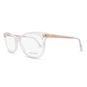 Tom Ford TOM FORD Transparent Cat Eye Eyeglasses for Women, Plastic frame