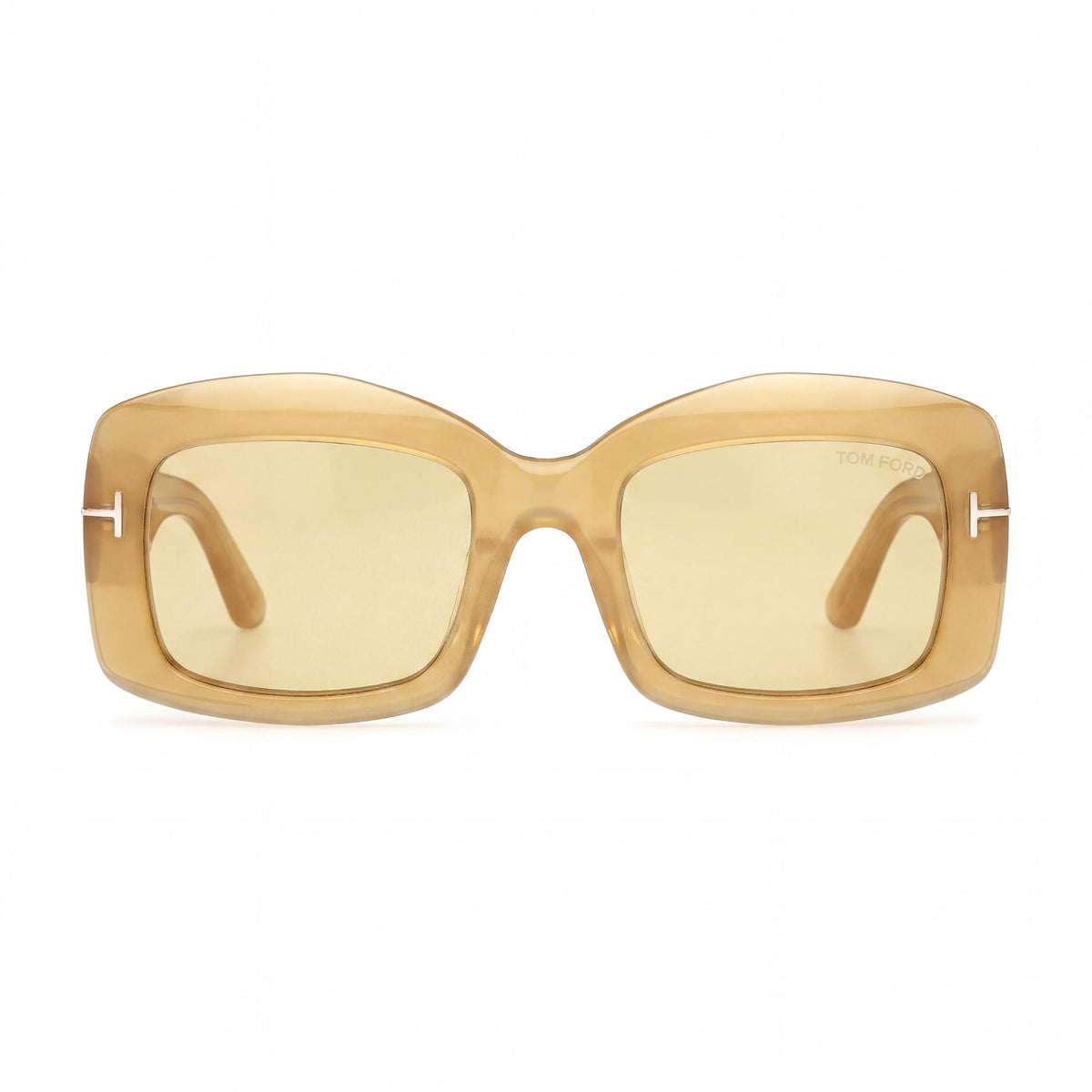 Tom Ford Venetia Yellow Rectangle Sunglasses for Women, 21mm, Photo 2