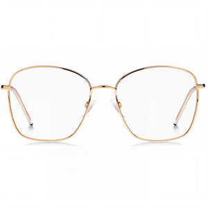 Tommy Hilfiger 102085 Square Eyeglasses for Women — front view, Stainless Steel
