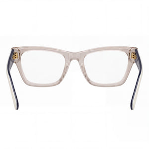 Tommy Hilfiger 109361 Cat Eye Eyeglasses Unisex — side view, Transparent Plastic temples