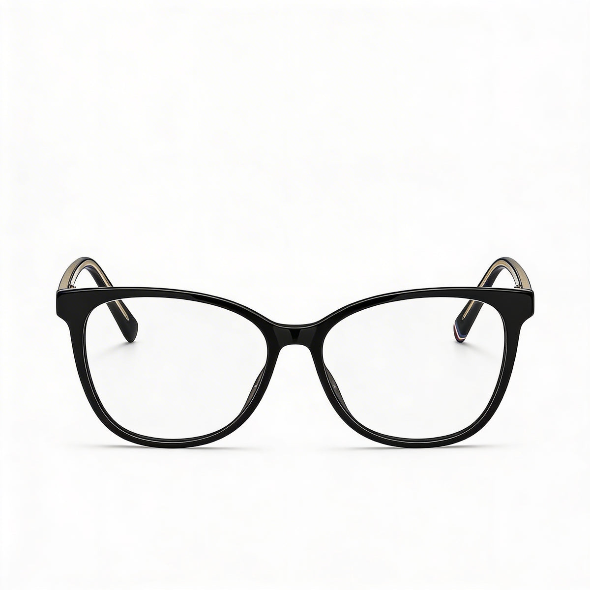 Gafas rectangulares Tommy Hilfiger negras para mujer, acetato de 54 mm, Photo 2
