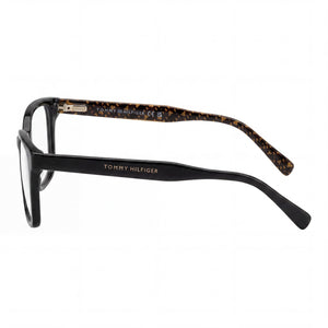 Tommy Hilfiger Rectangle Eyeglasses for Women — front view, Acetate