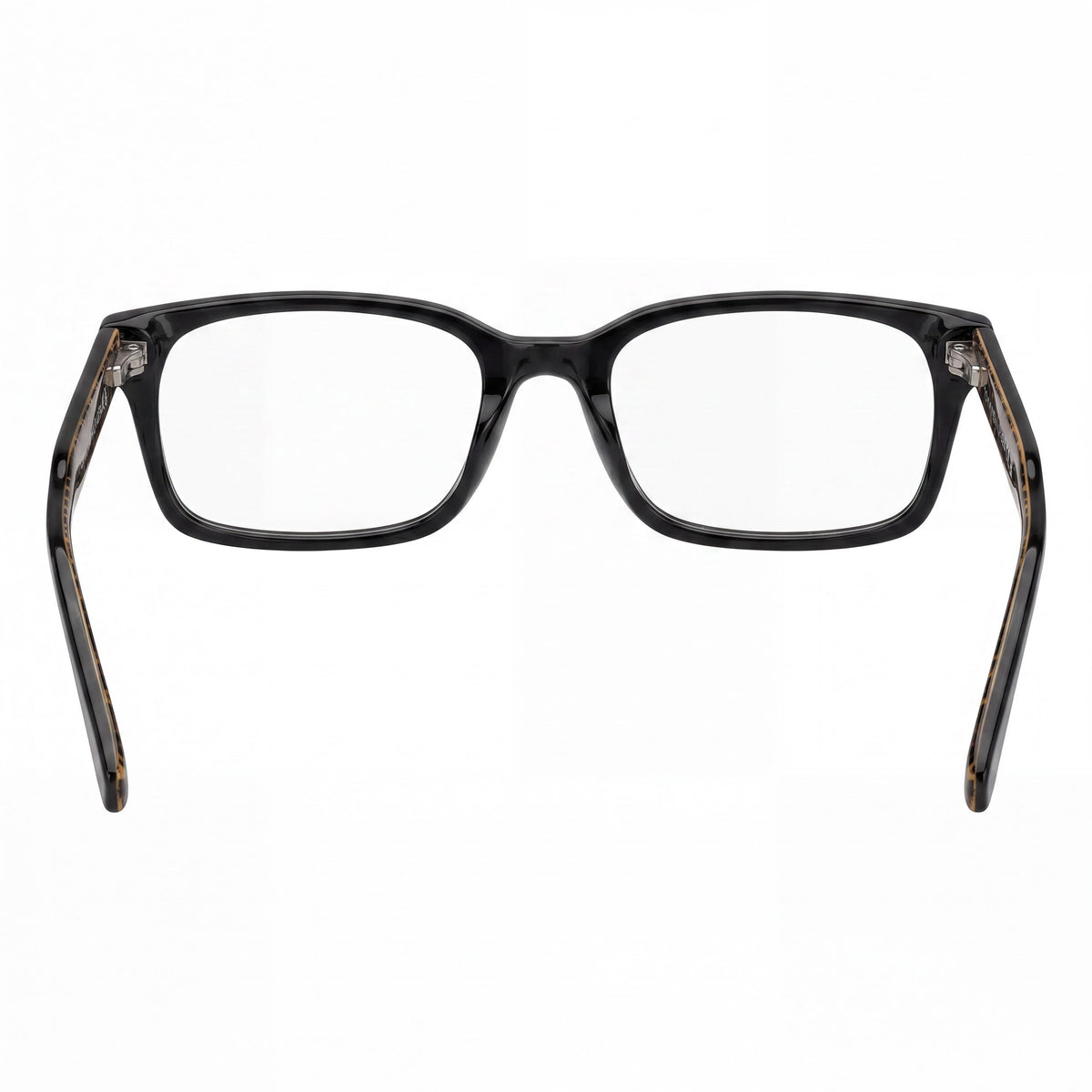 Gafas Tommy Hilfiger de acetato para mujer, montura marrón con diseño negro, ancho de lente de 52 mm, Photo 3