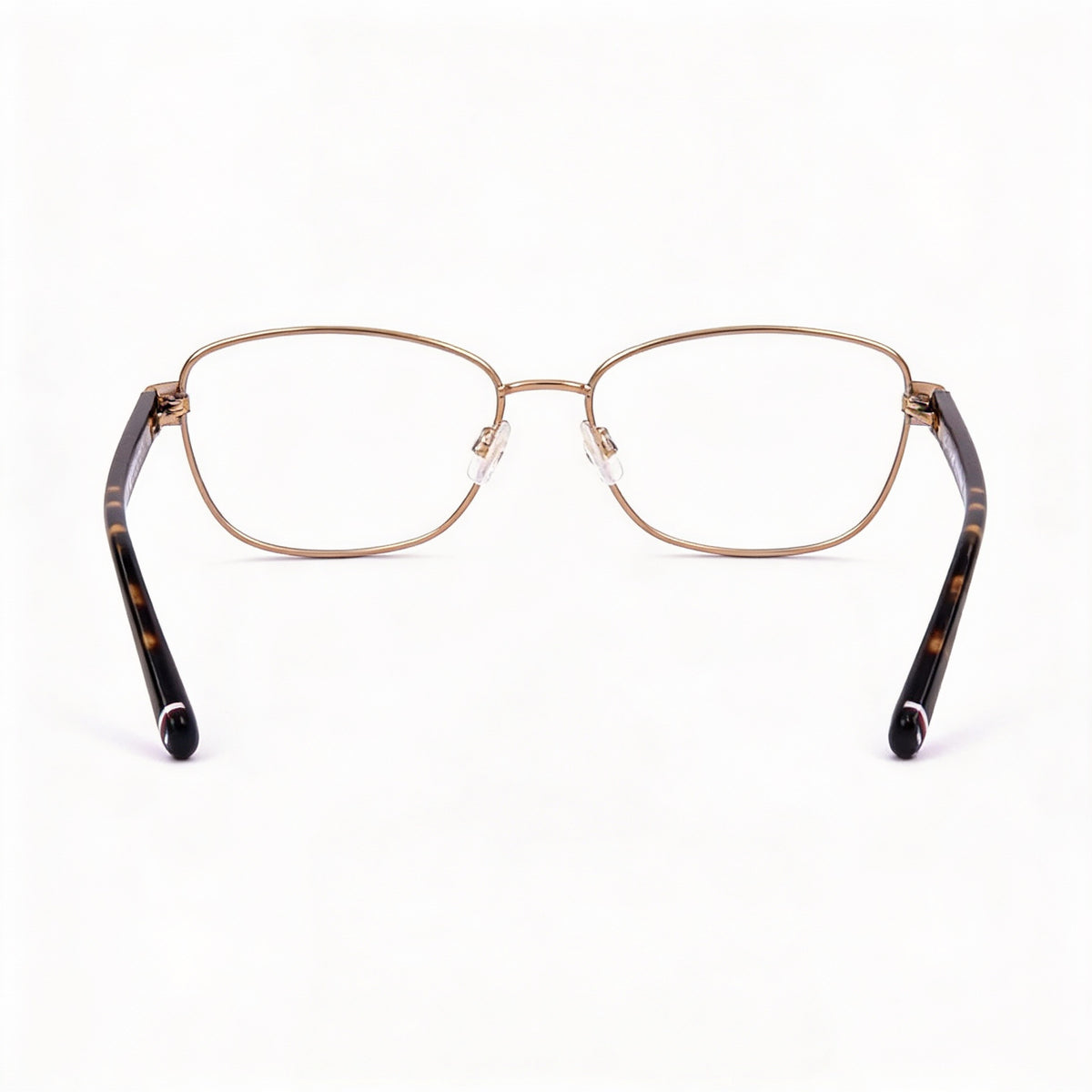 Gafas rectangulares doradas Tommy Hilfiger TH 2006 para mujer, acero de aleación, Photo 2