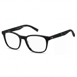 Tommy Hilfiger Modern Black Square Eyeglasses for Women, Acetate frame
