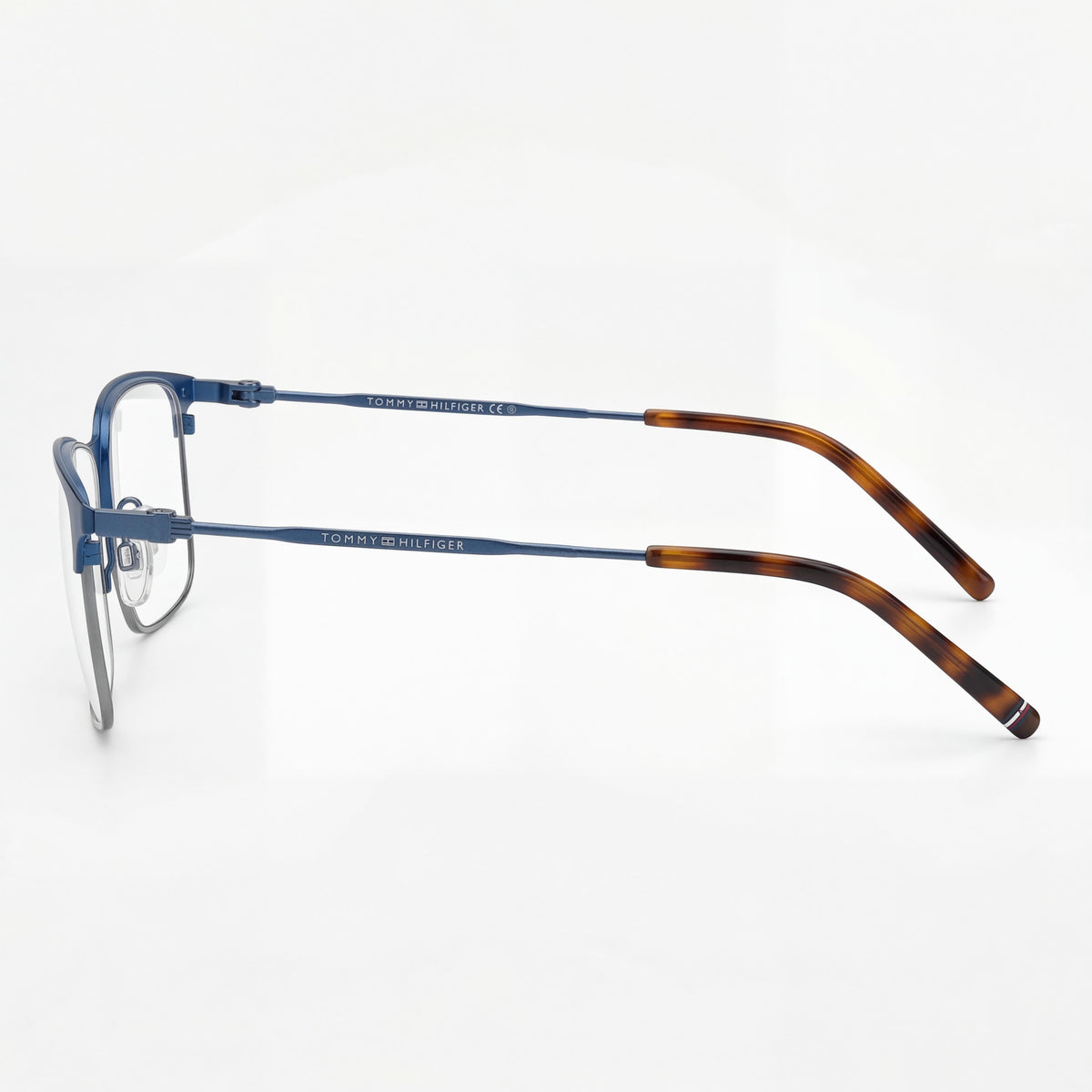 Gafas Tommy Hilfiger Modern Blue de hombre, rectangulares, metálicas, Photo 2
