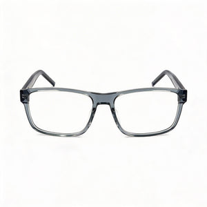 Tommy Hilfiger Modern Rectangle Eyeglasses for Men — front view, Acetate