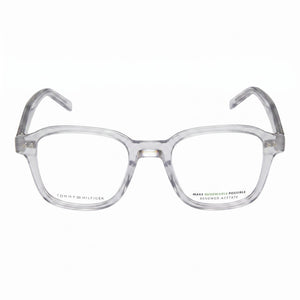 Tommy Hilfiger Modern Square Eyeglasses for Women — front view, Acetate