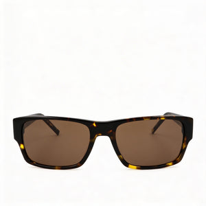Tommy Hilfiger Modern Rectangle Sunglasses Unisex — front view, Acetate frame