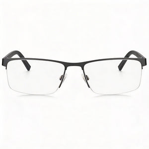Tommy Hilfiger T. Hilfiger 1594 Rectangle Eyeglasses Unisex — front view, Metal