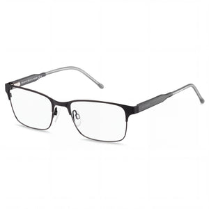 Tommy Hilfiger TH 1396 Matte Dark Rust Brown Rectangle Eyeglasses for Unisex, Alloy Steel frame