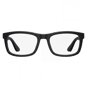 Tommy Hilfiger Th 1522 Rectangle Eyeglasses for Men — front view, Rubber