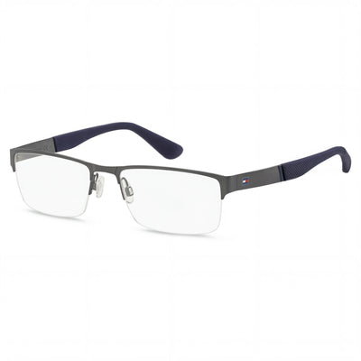 Tommy Hilfiger Th 1524 Dark Ruth Rectangle Eyeglasses Unisex, Alloy Steel frame