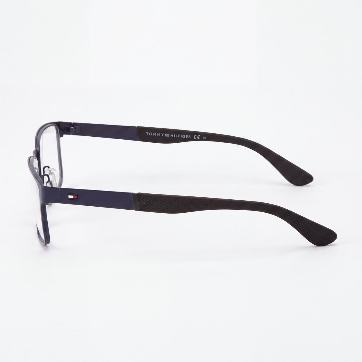 Tommy Hilfiger Th 1543 Blue Rectangle Eyeglasses for Men, 54mm, Photo 3