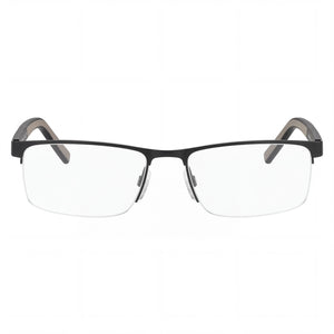 Tommy Hilfiger TH 1594 Rectangle Eyeglasses for Men — front view, Alloy Steel