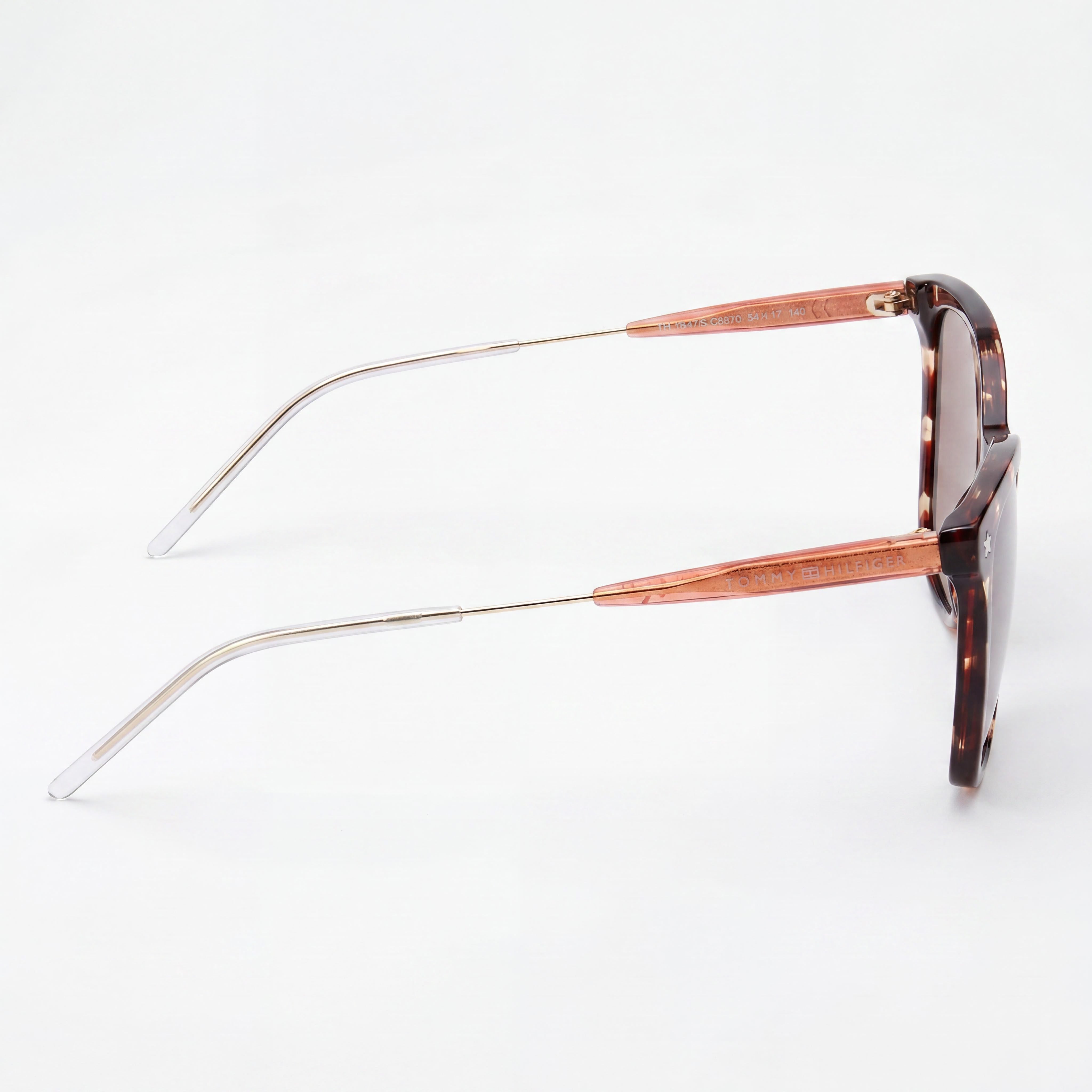 Tommy Hilfiger TH 1647/S Havana Rectangle Sunglasses for Women, 54mm, Photo 3