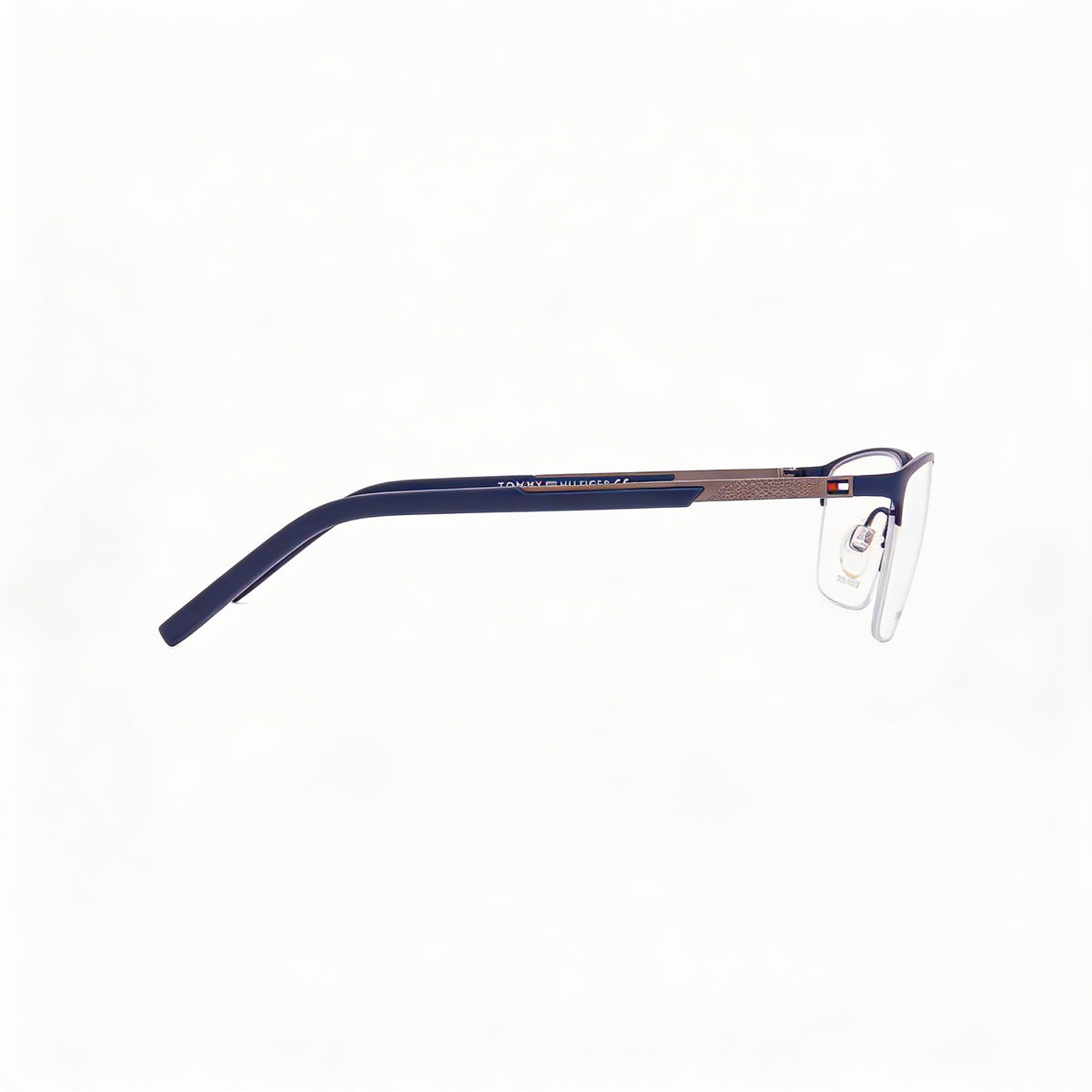 Tommy Hilfiger TH-1692 Blue Rectangle Eyeglasses Unisex, 57mm, Photo 2