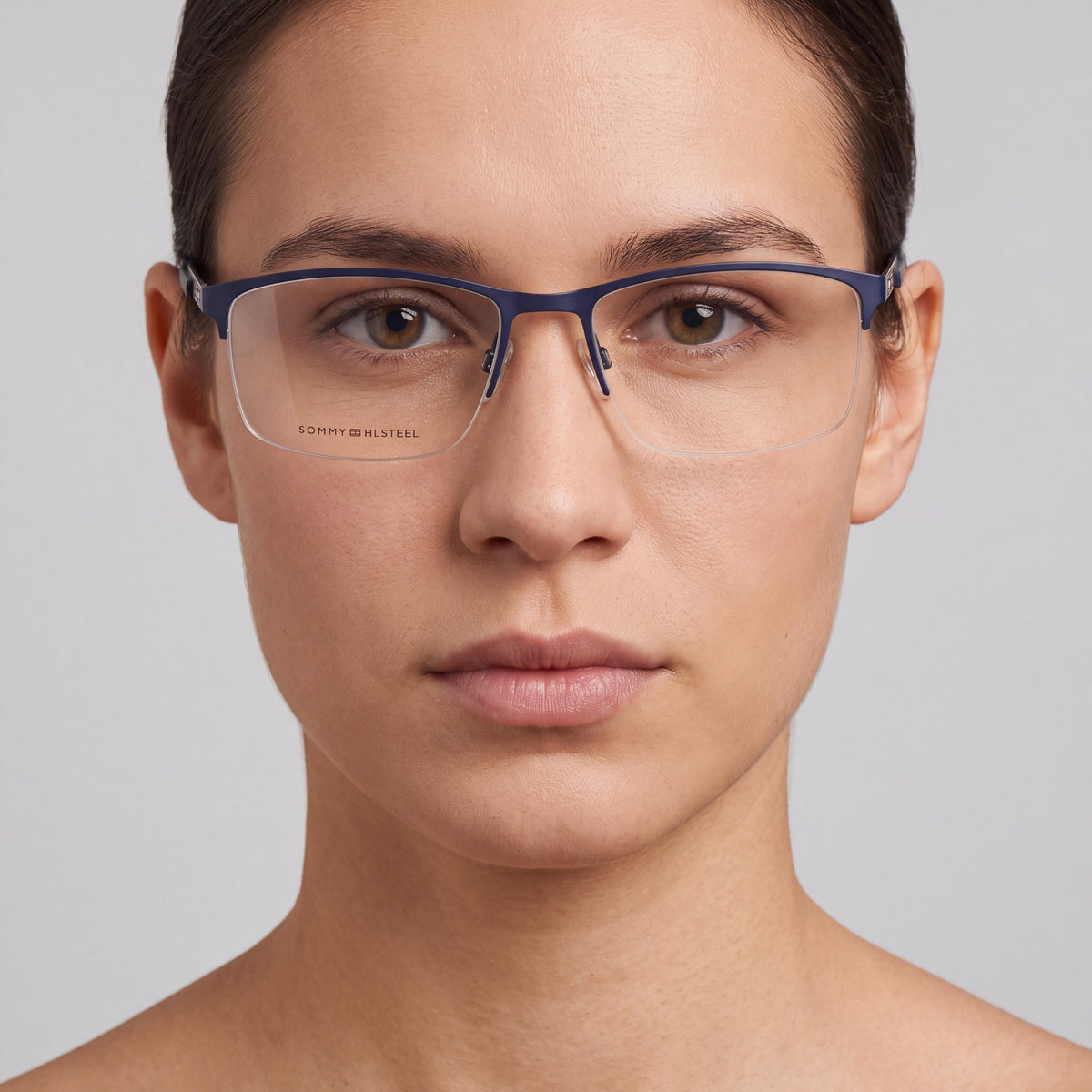 Tommy Hilfiger TH 1692 Blue Eyeglasses Unisex, 57mm, Photo 4