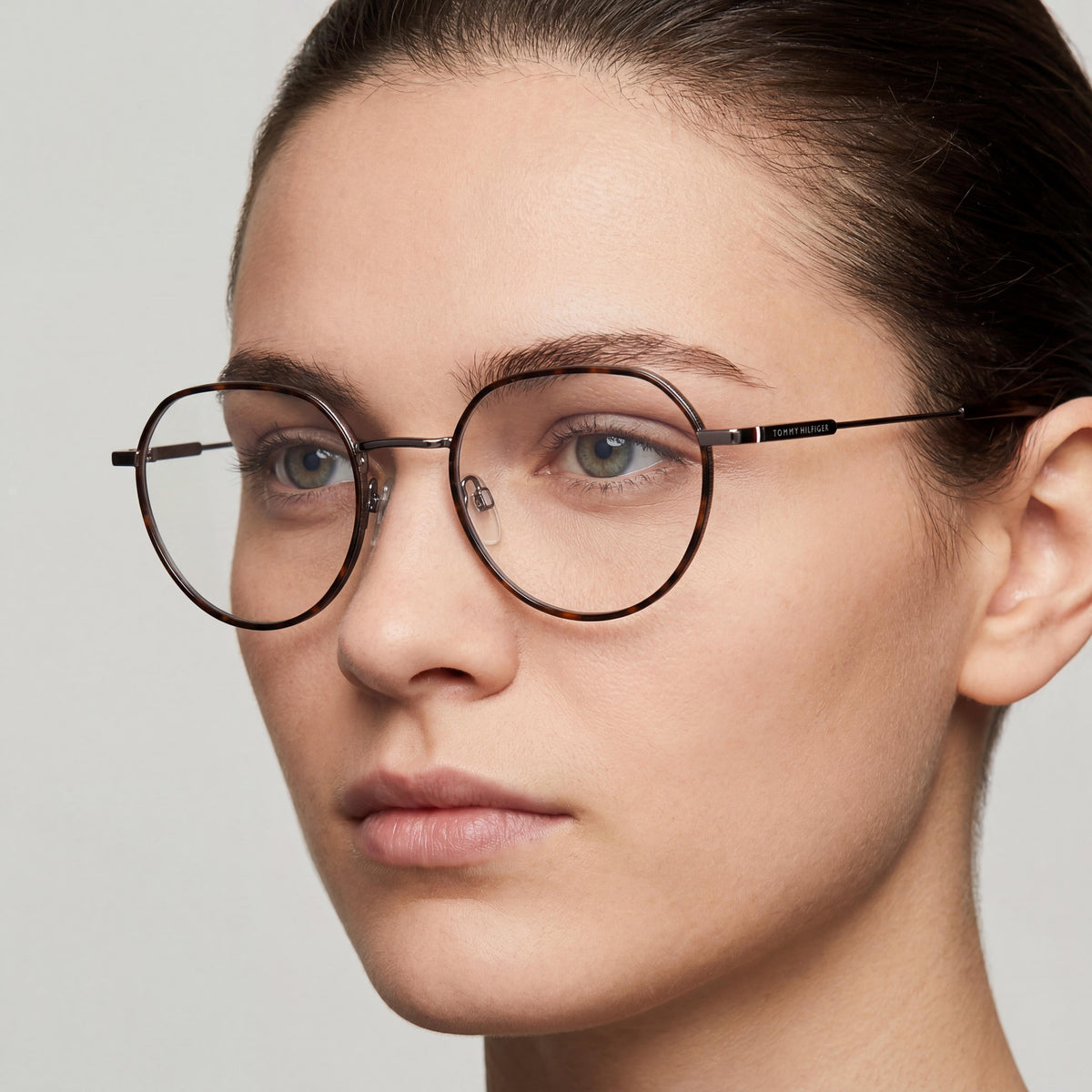 Tommy Hilfiger TH 1736/F Gafas Redondas Havana Unisex, 51mm, Photo 4
