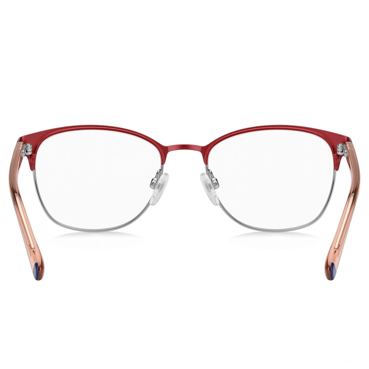 Gafas graduadas redondas Tommy Hilfiger TH 1749 rojo mate para mujer, 53 mm, Photo 3