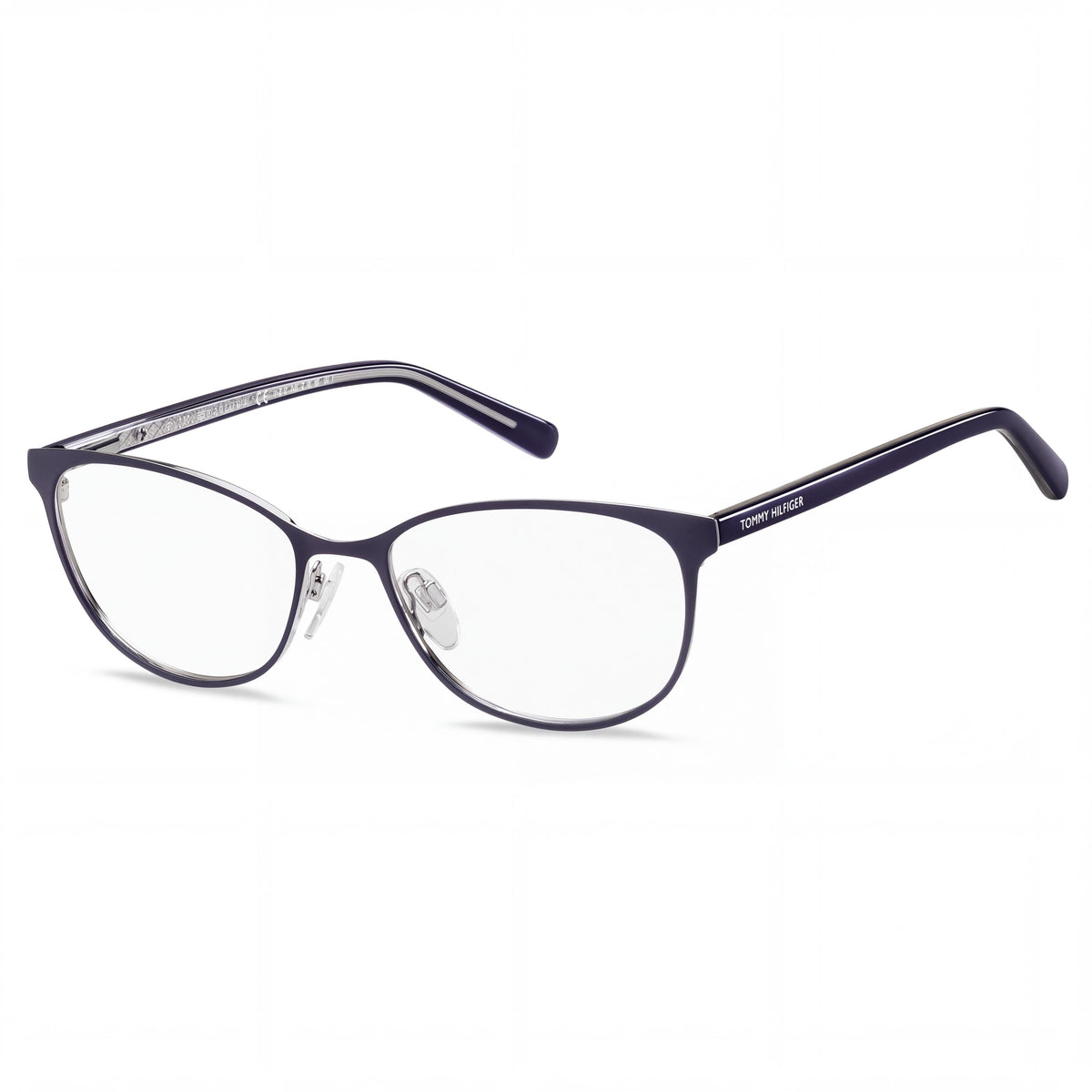 Tommy Hilfiger Th 1778 Blue Crystal Oval Eyeglasses Unisex, 53mm, Photo 1