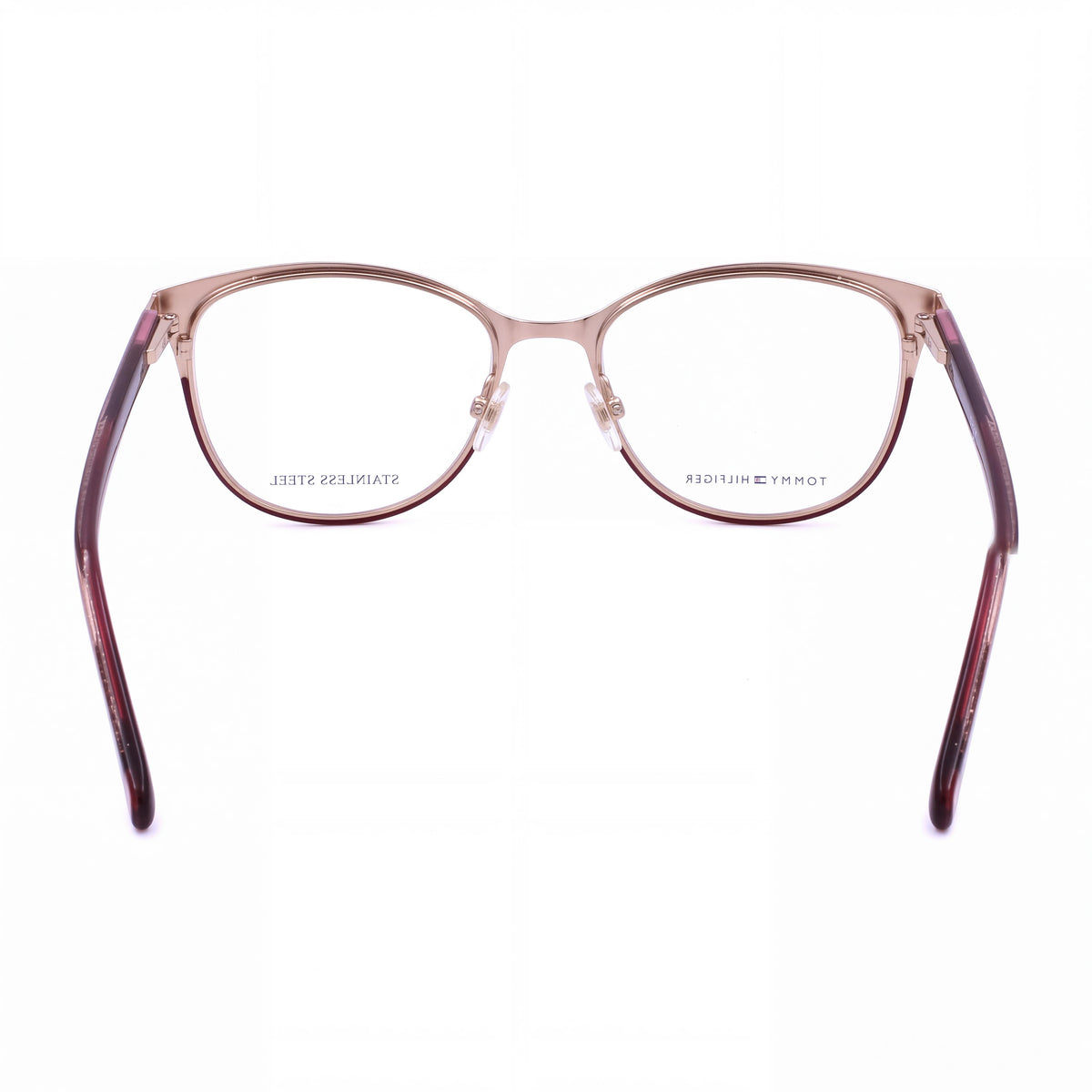 Gafas Tommy Hilfiger TH 1778 Cat Eye rojas para mujer, 53 mm, Photo 3